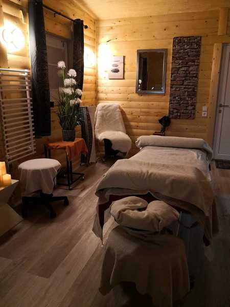 Einblick in Petras Massageraum