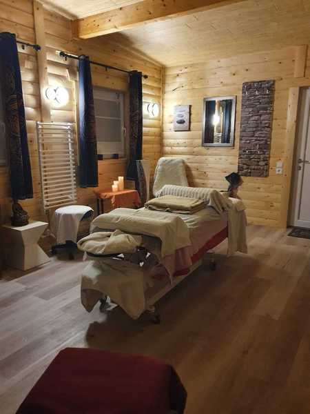 Einblick in Petras Massageraum