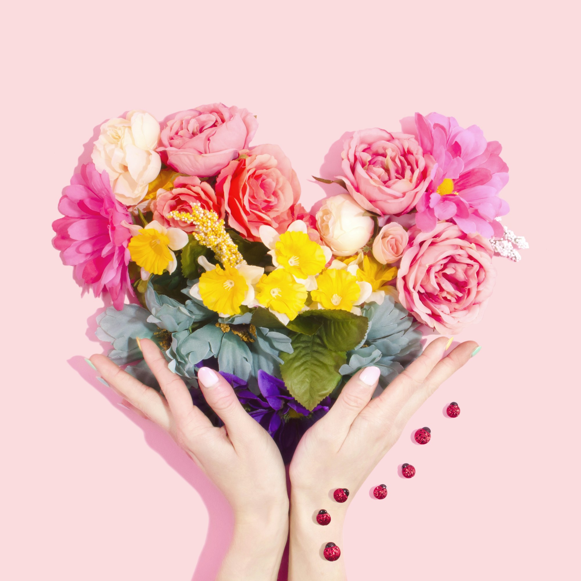 Muttertag · Blumenherz